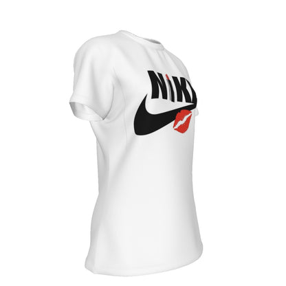 All-Over Print Women's Round Neck T-Shirt | 190GSM Cotton