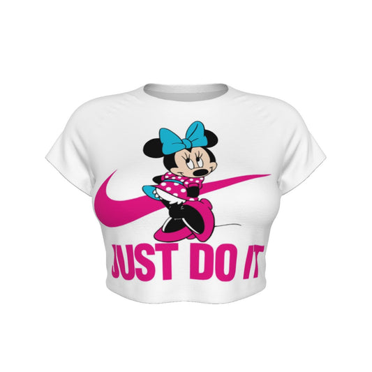 All-Over Print Women's Raglan Cropped T-shirt