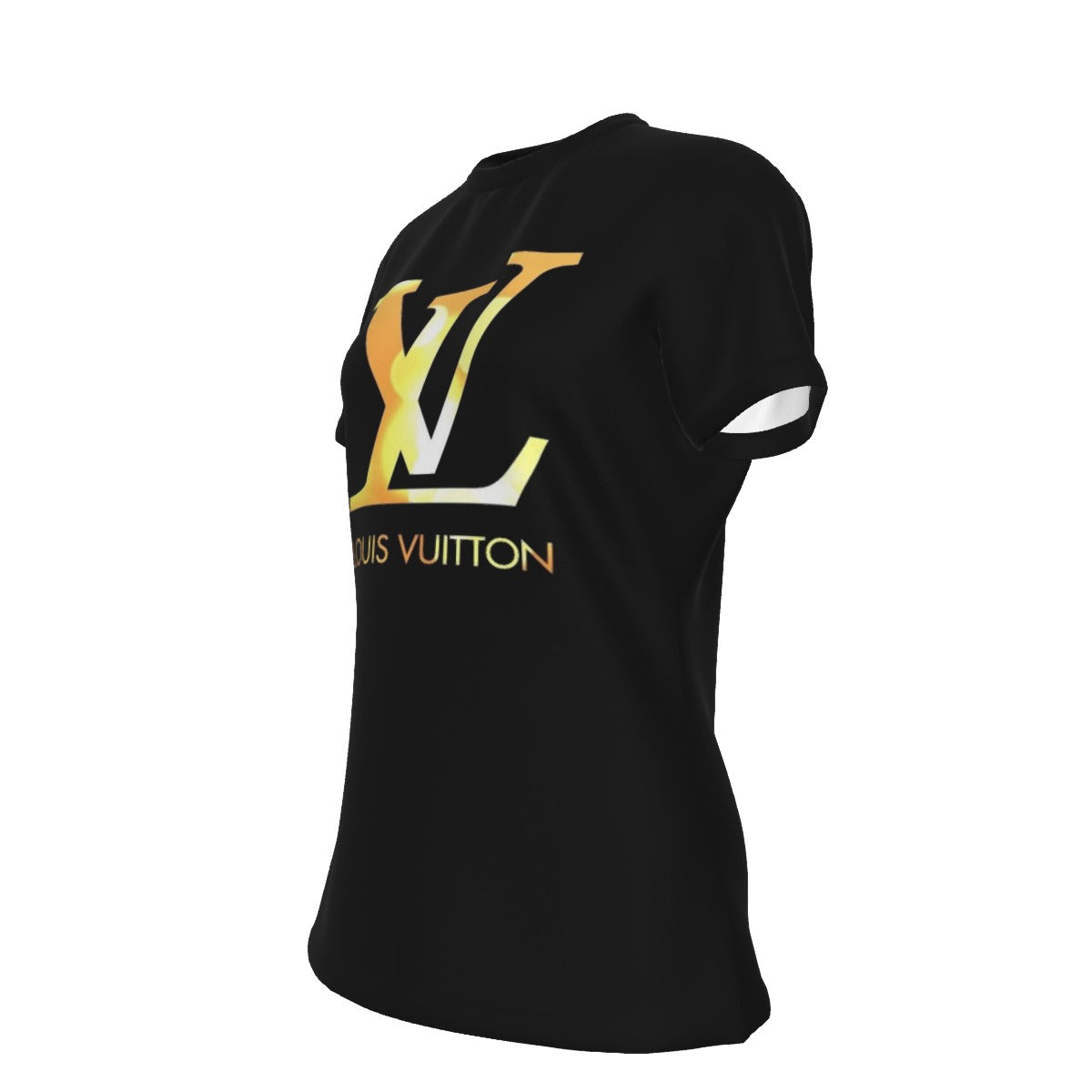 All-Over Print Women's Round Neck T-Shirt | 190GSM Cotton