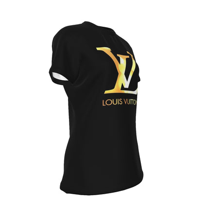 All-Over Print Women's Round Neck T-Shirt | 190GSM Cotton