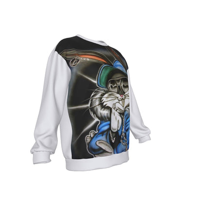 All-Over Print Men's Drop Shoulder Round Neck Long-Sleeved Sweatshirt