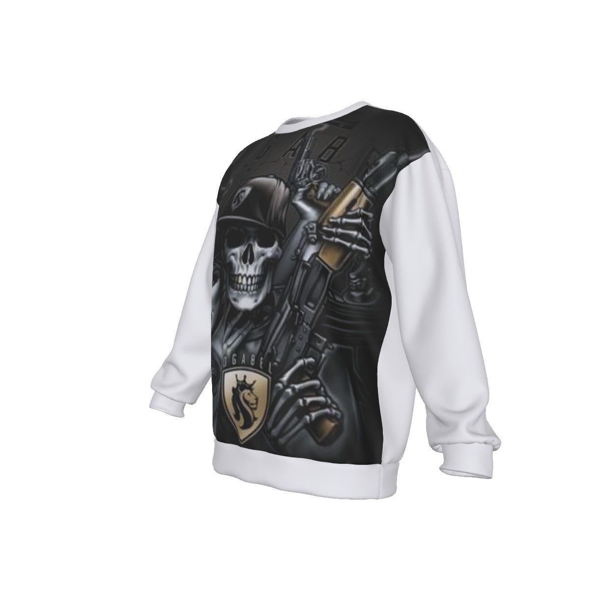 All-Over Print Men's Drop Shoulder Round Neck Long-Sleeved Sweatshirt