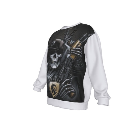All-Over Print Men's Drop Shoulder Round Neck Long-Sleeved Sweatshirt