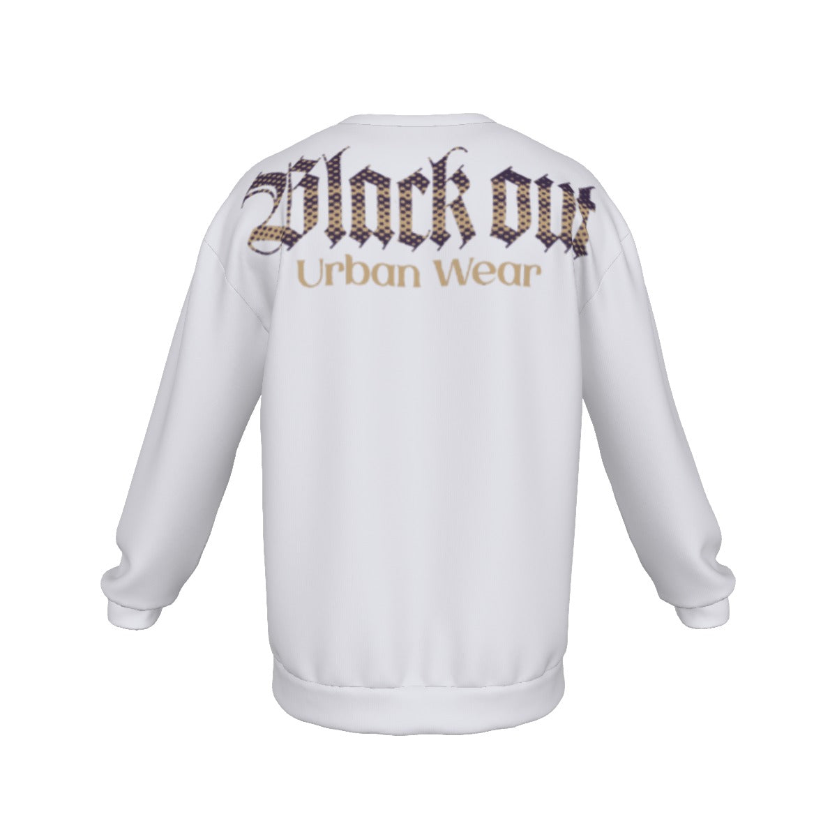 All-Over Print Men's Drop Shoulder Round Neck Long-Sleeved Sweatshirt