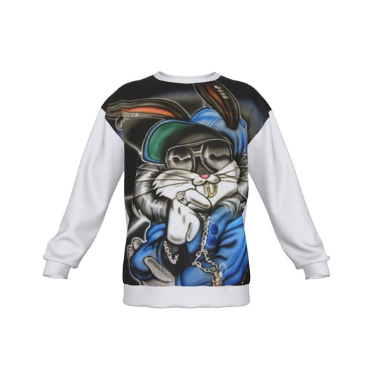 All-Over Print Men's Drop Shoulder Round Neck Long-Sleeved Sweatshirt